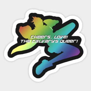 Tracer LGBT - Cheers, Love! The Calvary's Queer! Sticker